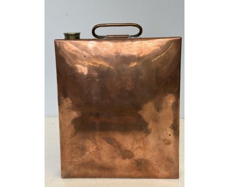 Copper automobile water bottle french 