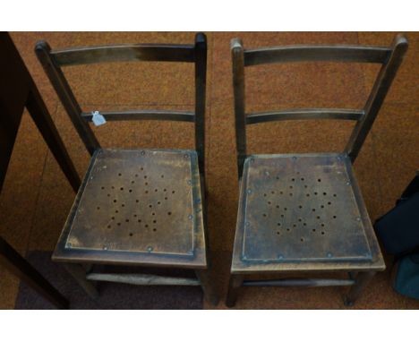 2 vintage childs chairs 
