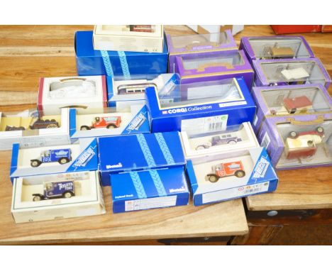 Large collection of boxed vehicles to include Corgi