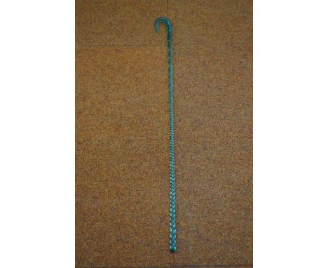 Victorian glass walking stick