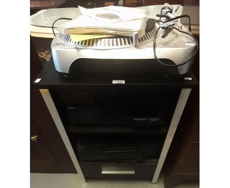 A Kunig 'Onstage' TTA210 record player, together with a Sony Hi-Fi system in fitted case. (2) (B.P. 21% + VAT)  Model No. on 