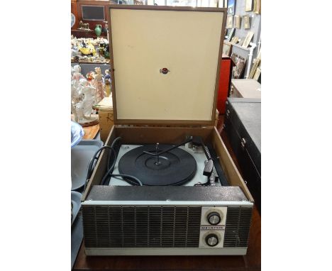 Marconiphone vintage travelling record player. (B.P. 21% + VAT) 