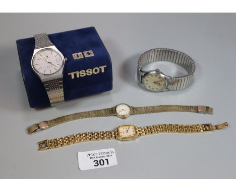 Small collection of watches to include: Rotary, Tissot, Seastar Quartz in original box. (4) (B.P. 21% + VAT)  Tissot NOT work