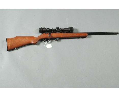 FIREARMS CERTIFICATE REQUIRED - Marlin Firearms Co. Model 25N .22 LR rim fire rifle, bolt action, fitted with 3-9 x 40 telesc