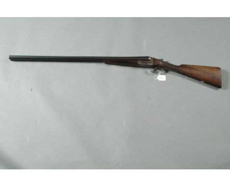 SHOTGUN CERTIFICATE REQUIRED - Army & Navy CSL 12 bore side/side shotgun, 30 inch barrels, 1/2 and 3/4 choke, rib engraved "P