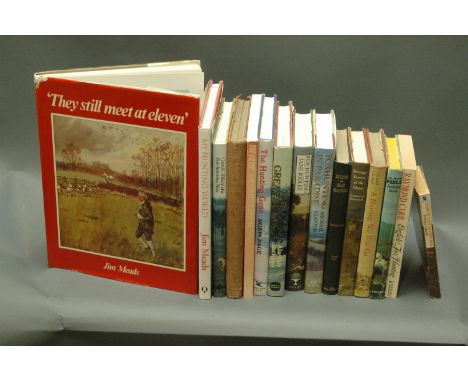 15 books, fox hunting, including "They Still Meet at 11" by Jim Meads.