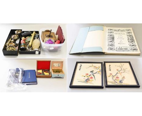A Quantity of Assorted 19th Century and Later Collectables Including: Jewellery Comprising: Agate brooch, various sweetheart 
