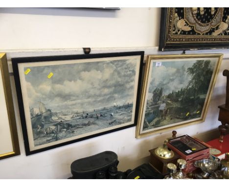 Two framed prints 