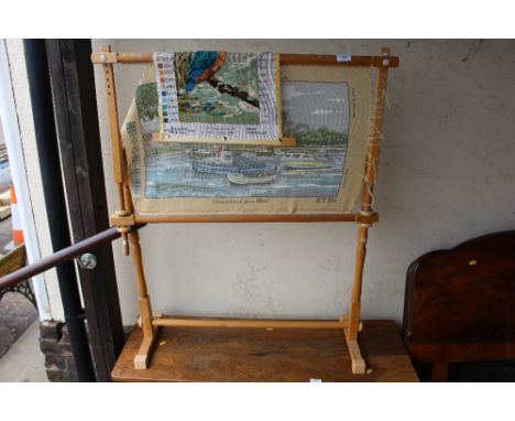 A tapestry frame