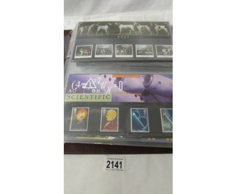 An album of approximately 50 definitive sets, 5 Cats Protection League first day covers and some unused first class stamps.