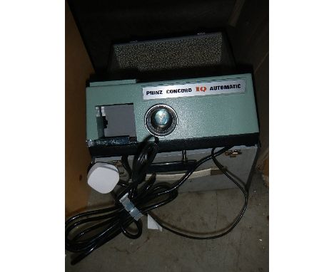 An old 35 mm slide projector.