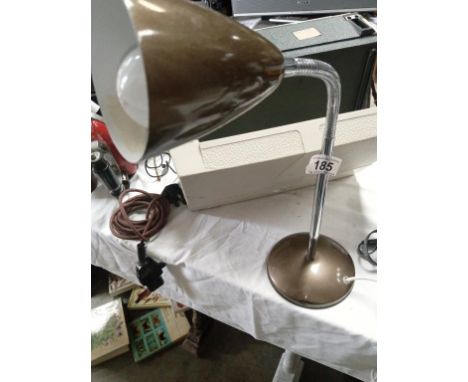 A retro look adjustable lamp