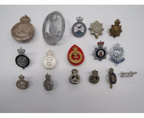 Selection of Commonwealth Police Badgesincluding KC white metal British Honduras Police ... QC white metal Belize Police ... 