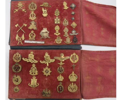 Indian Shop Badge Display Folderbadges include KC brass Indian Army Veterinary Corps ... KC brass crossed swords ... Brass Si