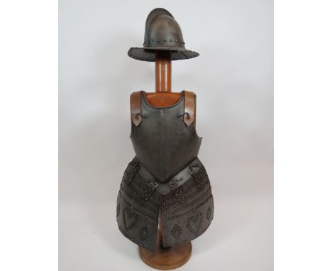 17th Century/Victorian Pikeman’s Armourwell constructed armour with some later additions. Consisting steel breastplate with l