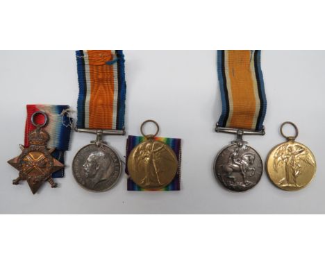 WW1 1914/15 Star Trio Essex Regimentconsisting 1914-15 Star named “13794 L Cpl S Wiffen Essex R”.  Silver War and  Victory na