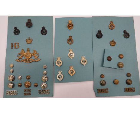 Selection of Royal Horse Guards and Household Cavalry Badgescap badges include KC blackened Royal Horse Guards ... KC brass R
