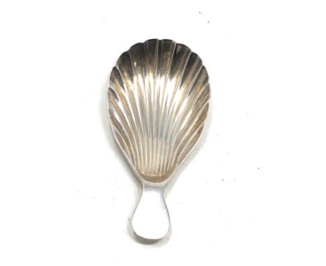 Antique silver tea caddy spoon 