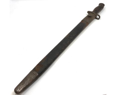 1907 pattern bayonet &amp; scabbard