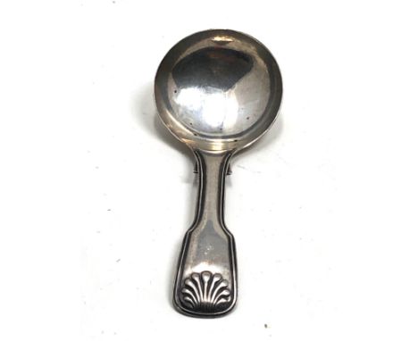 Antique Victorian george unite silver tea caddy spoon 