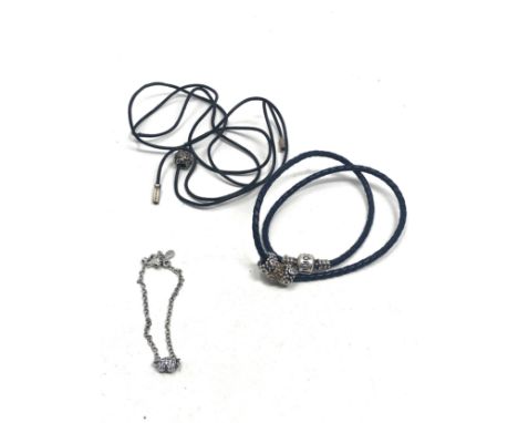 3 pandora item necklace &amp; bracelets