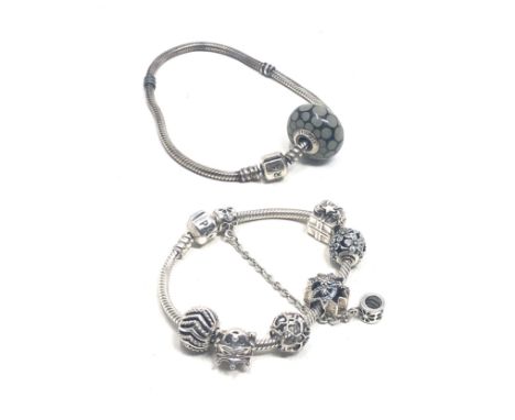 Pandora silver bracelet &amp; charms 