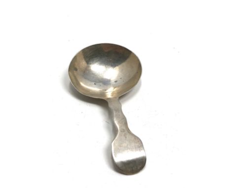 Antique Georgian silver tea caddy spoon 