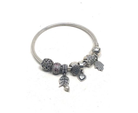 Pandora silver bracelet &amp; charms 