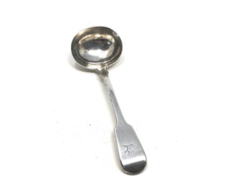 Antique Georgian silver sauce ladle measures approx 18cm long weight 64g