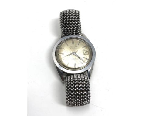 Vintage gents Nivada Antarctic automatic wristwatch the watch does tick but no warranty given 