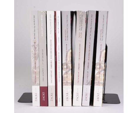 A collection of Asian art related auction cataloguesIncluding Christie's, Bonhams, Zacke and others, dating 2004 to 2022.Appr