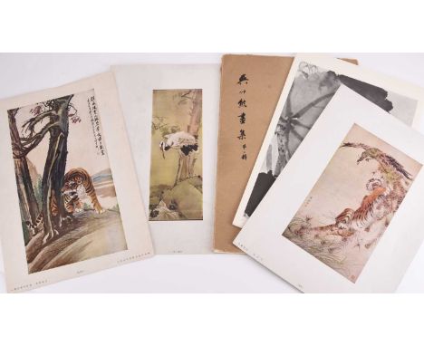A collection of Chinese art prints to various volumes and folios(a lot)Provenance:Private Staffordshire collection, the prope
