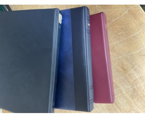3 albums containing a collection of signed first day covers including seb Coe, David Attenborough, Graham gooch, angela rippo
