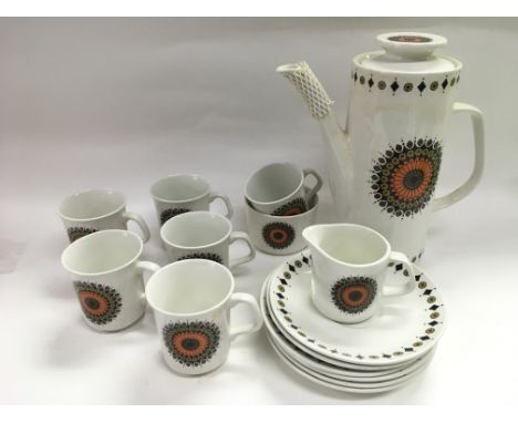 A boxed J&amp;G Meakin coffee set.