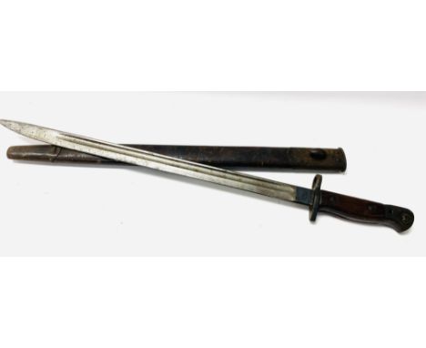 A 1907 Pattern Wilkinson bayonet.