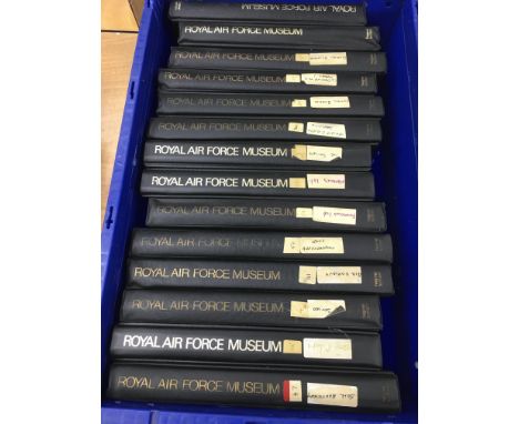 A collection of 14 albums of signed RAF first day covers