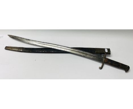 An 1856 model Parker Field &amp; Sons sword bayonet for the Lee Enfield.
