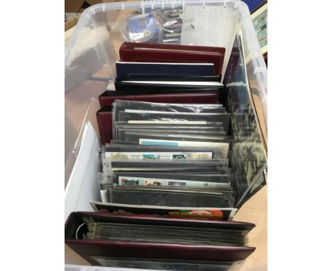 A large collection of Great Britain postage stamps including first day covers, PHQ cards and an album of mint stamps