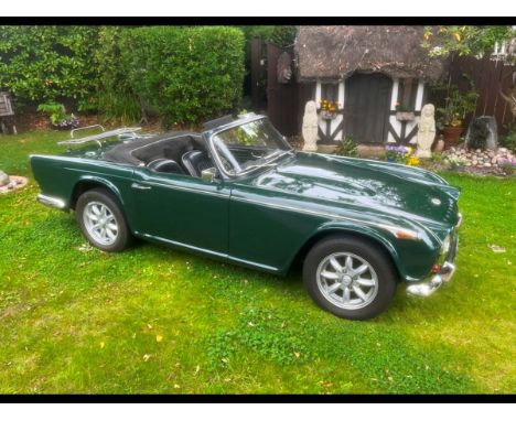 1966 Triumph TR4A IRS Transmission: manualMileage:A wonderful mix of British brawn and Italian style, the Michelotti-styled T