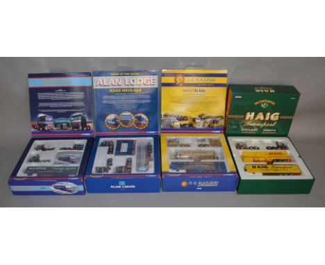 4 Corgi diecast lorry sets 1:50 scale, all are from Hauliers Of Renown range and are limited edition (4).