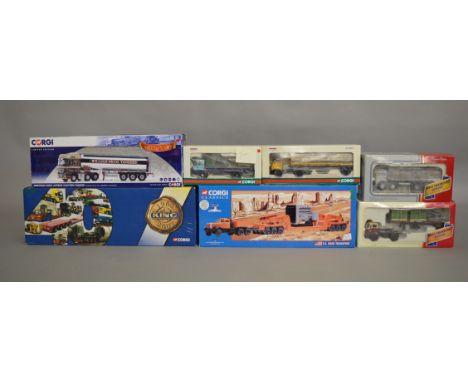 7 Corgi diecast lorries 1:50 scale 5 are limited edition, includes ranges; Road Transport Heritage, Hauliers Of Renown etc (7