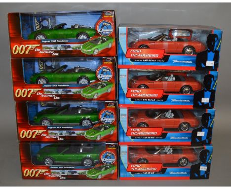 &nbsp;4 boxed James Bond 007 1:18 scale Ford Thunderbird diecast model cars as driven by Jinx in 'Die Another Day' together w