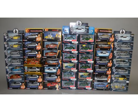 48 assorted James Bond diecast models by Corgi 1:36 scale (48).[NO RESERVE]