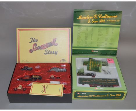 2 Corgi diecast lorry sets 1:50 scale, both are limited editions (2).