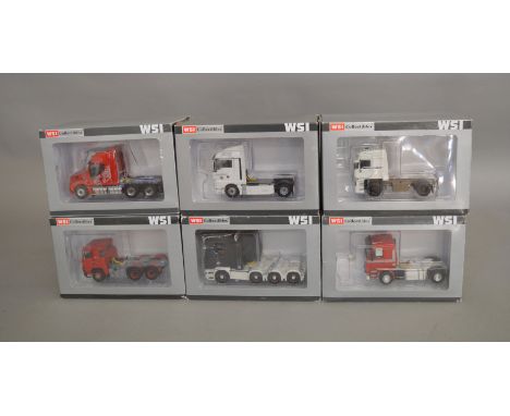 6 WSI 1:50 scale diecast lorry cab models (6).
