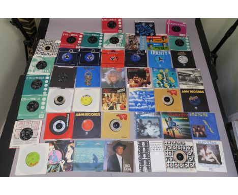 A collection of 7" singles mostly from the 1980's in excellent condition, some from the 1960's inc. Manfred Man with original