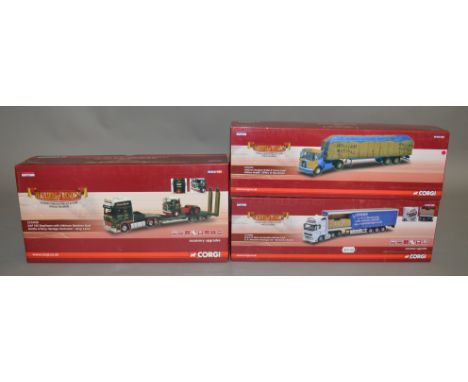 3 Corgi diecast lorries 1:50 scale from the Hauliers Of Renown range (3).