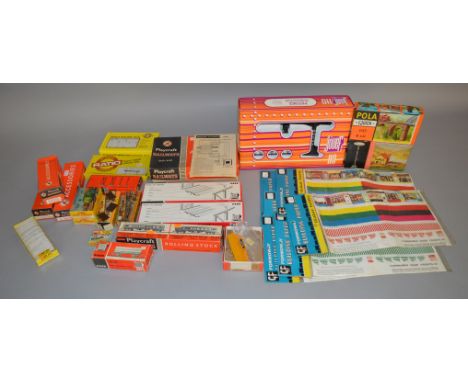 HO/OO Gauge. A quantity of Railway Accessories by Jouef, Playcraft, Merit and others, mostly in original packaging, including
