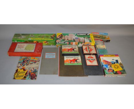 A mixed lot which includes; Subbuteo, Monopoly, Totopoly etc.