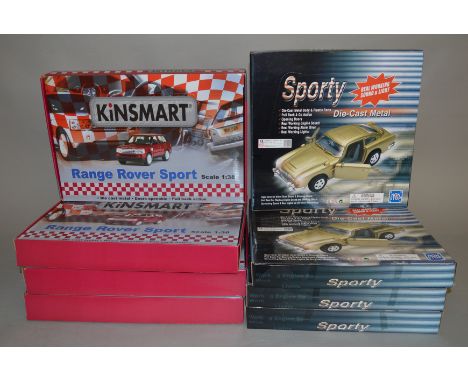 48 Sporty diecast model cars which include real working sound and light this comes in 4 counter display boxes containing 12 m